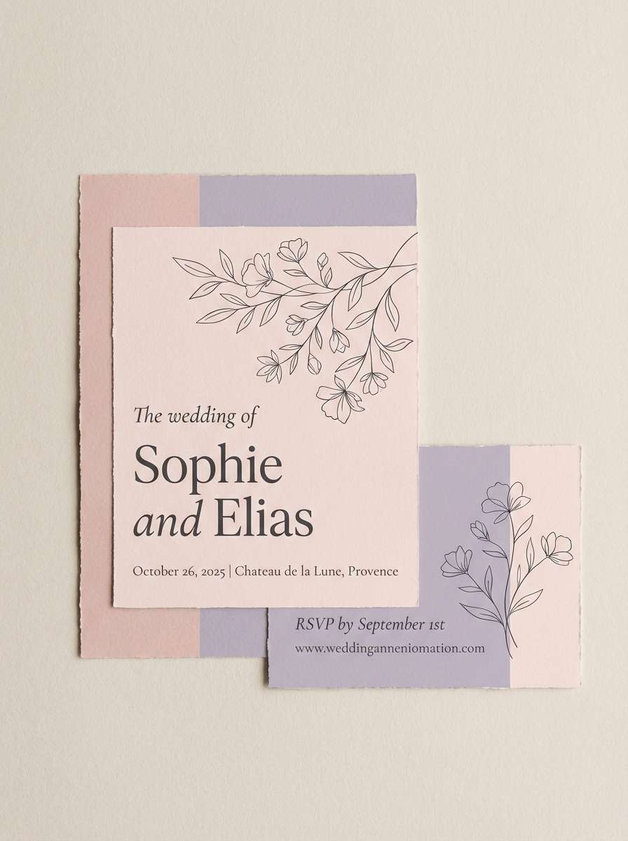 wedding invitation design