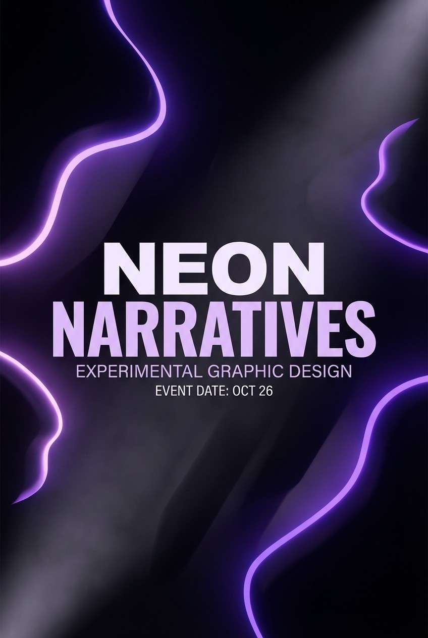 twilight lilac event poster