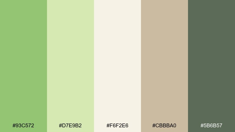 pistachio cream pistachio color palette with hex codes