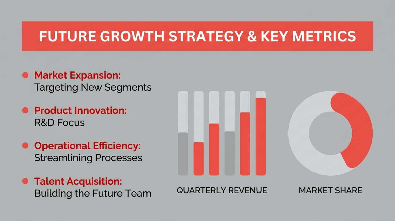 pitch deck in silver and red