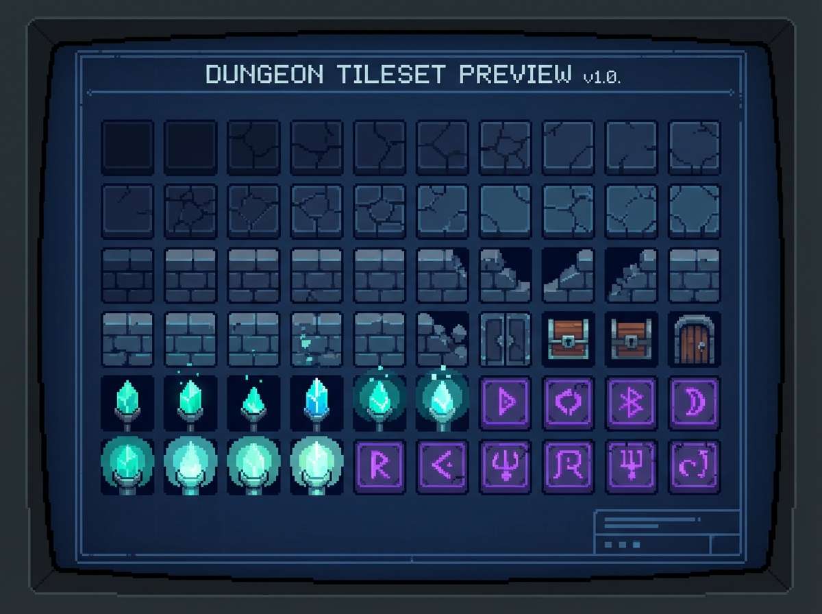 dungeon tileset preview