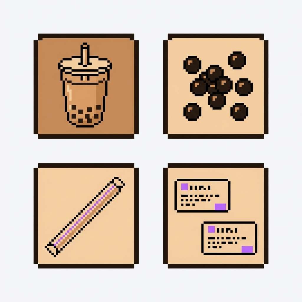 bubble tea icons