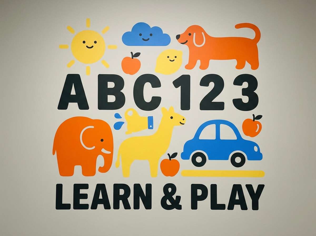 kids learning poster