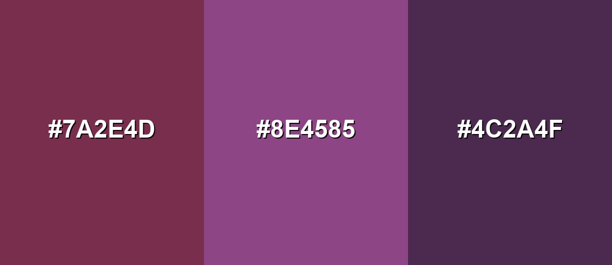 analogous color for plum-color