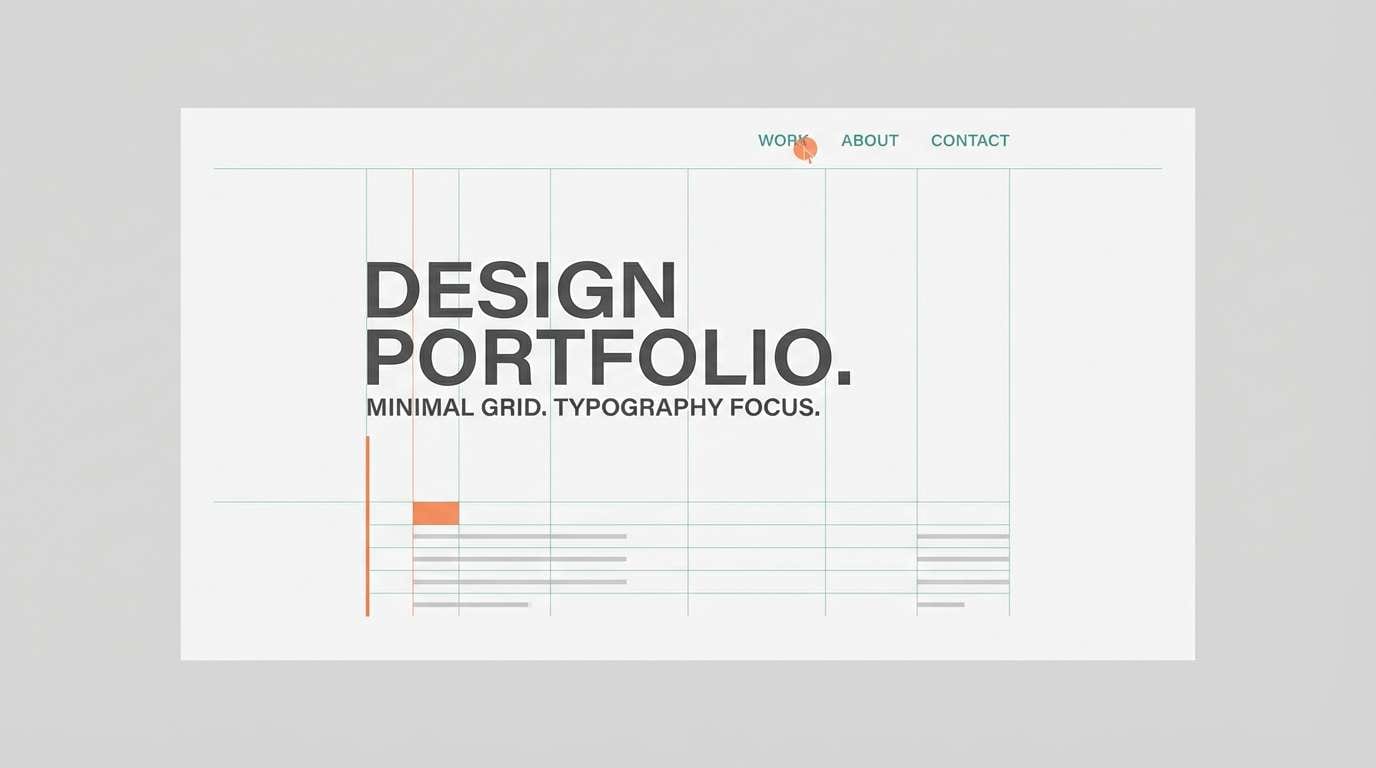 portfolio hero layout
