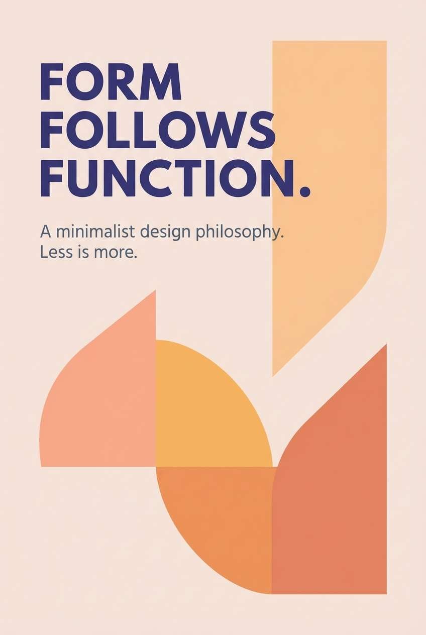 sunset typography poster design