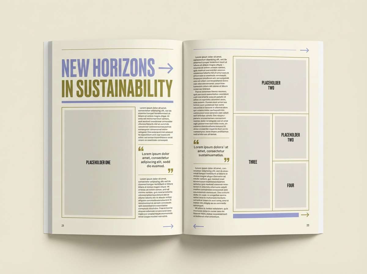 portfolio editorial layout