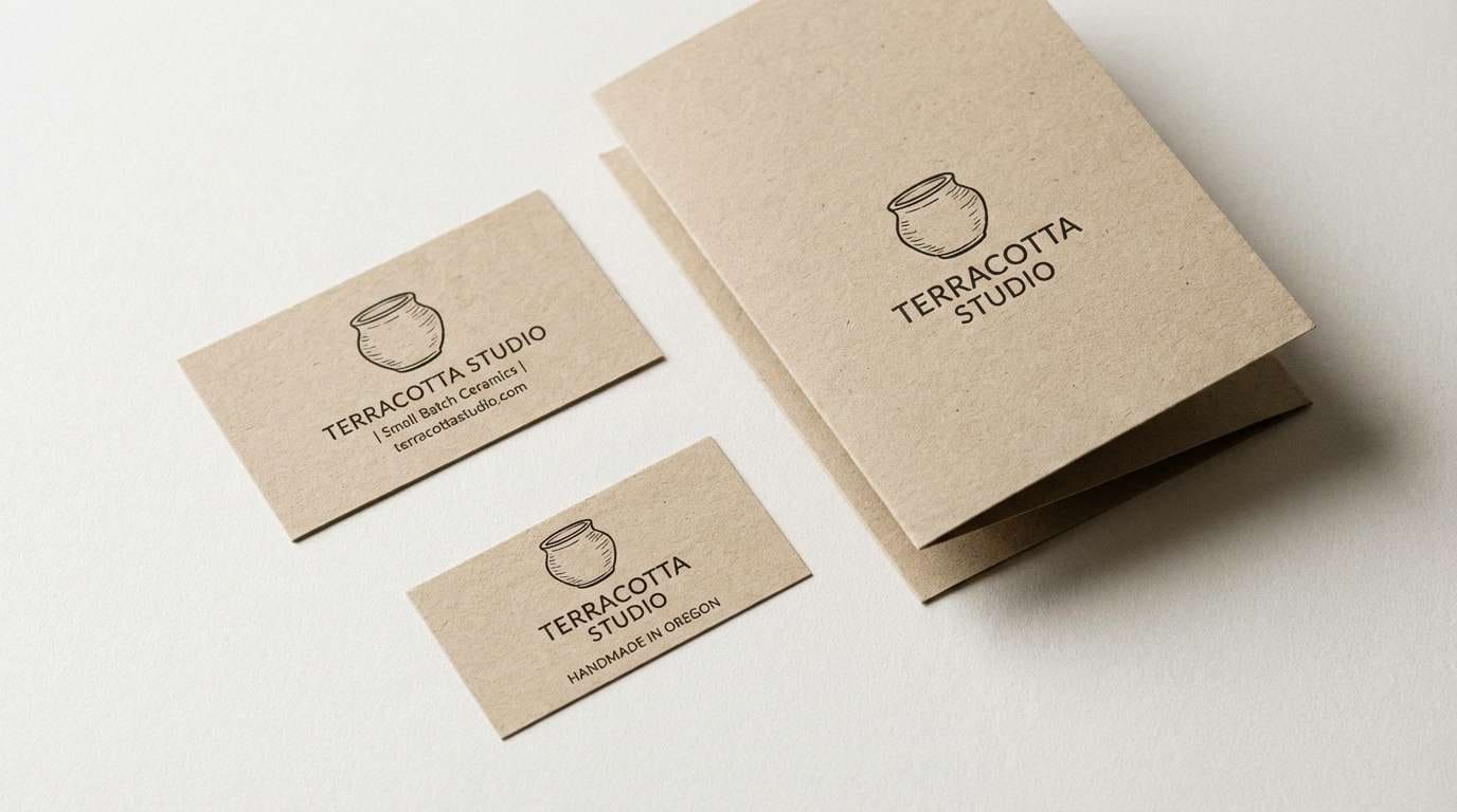 pottery brand stationery set