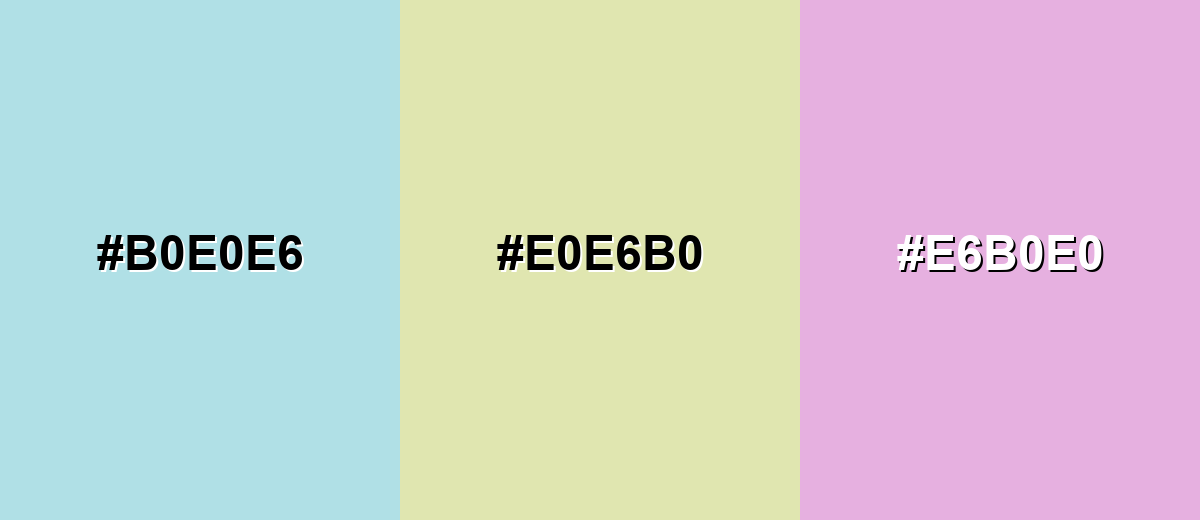 triadic combinations of powder-blue-color