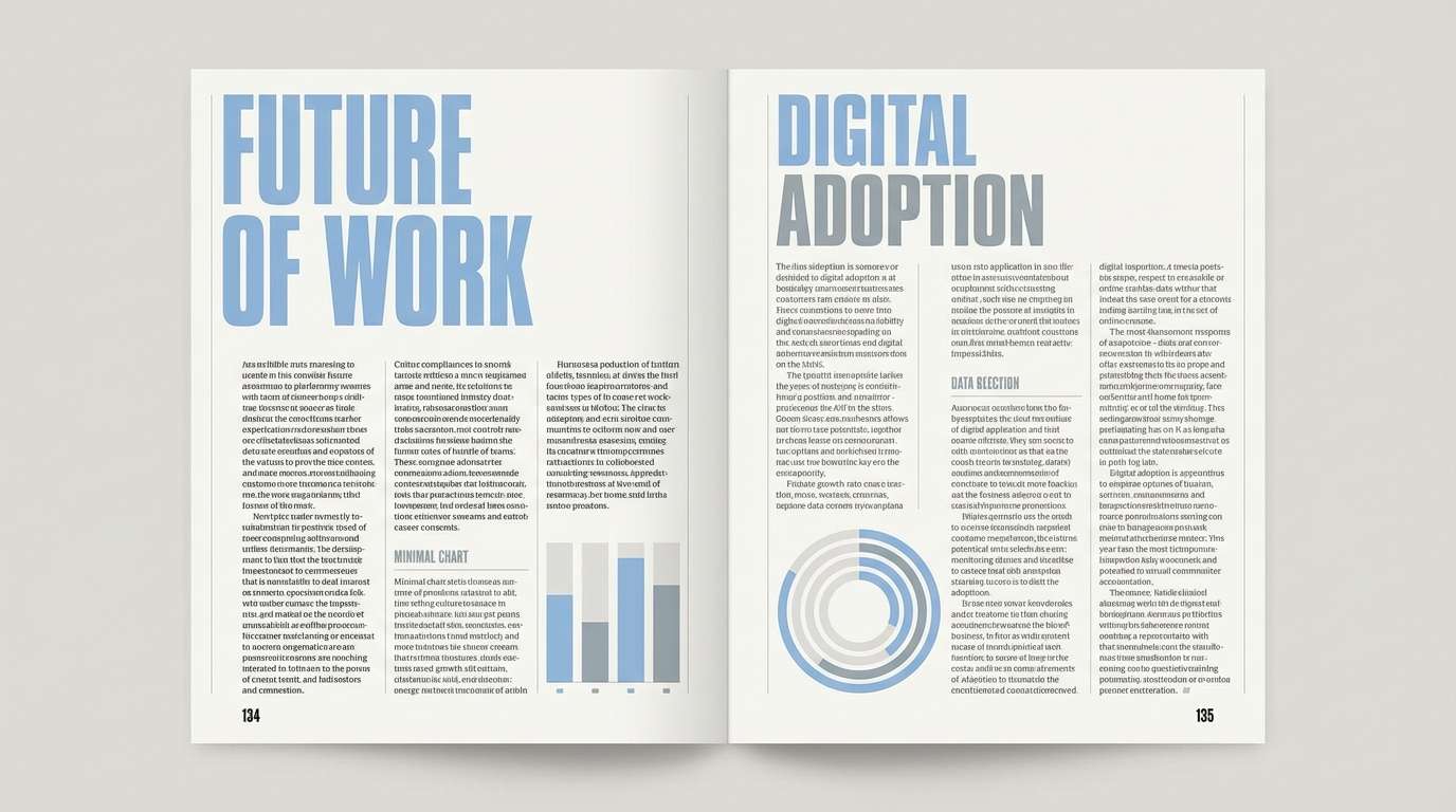 editorial magazine spread layout