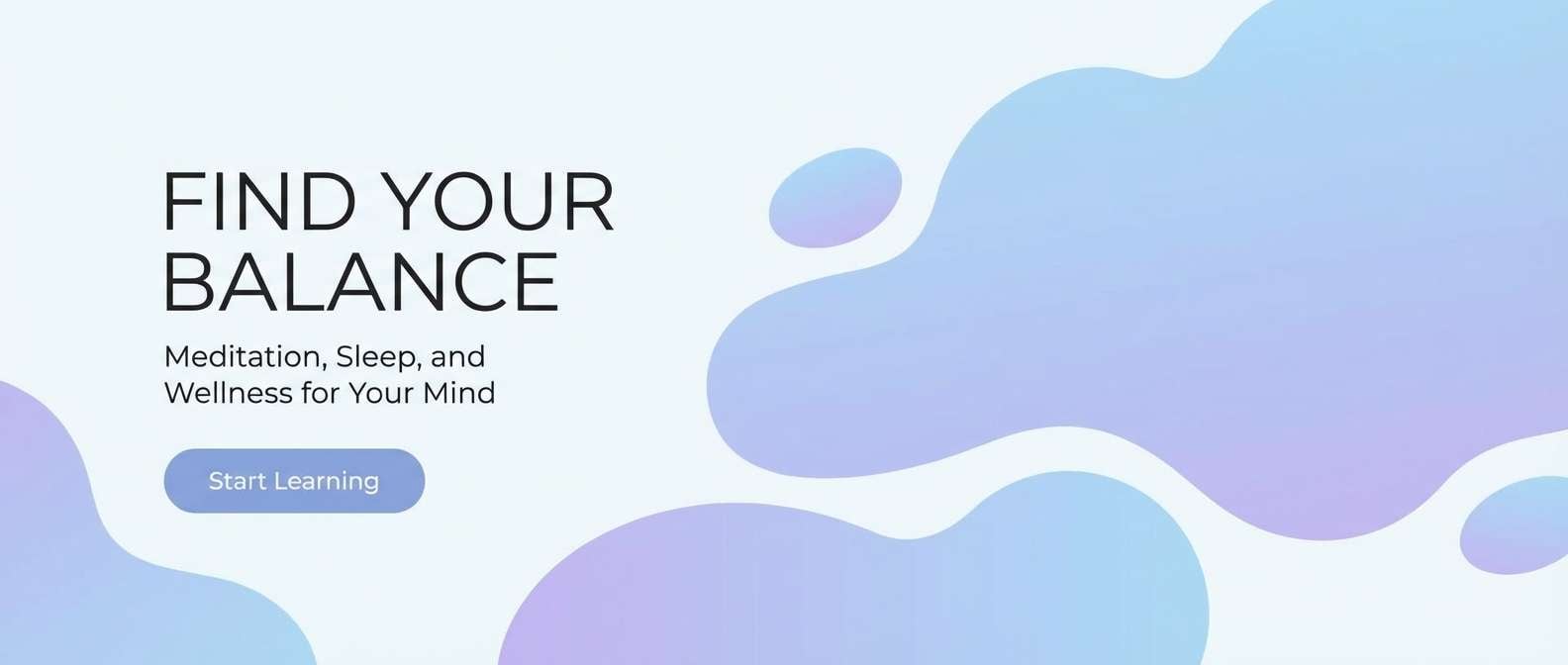 wellness landing page hero