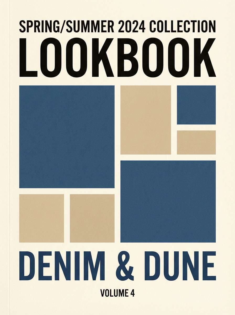 outdoor lookbook cover layout