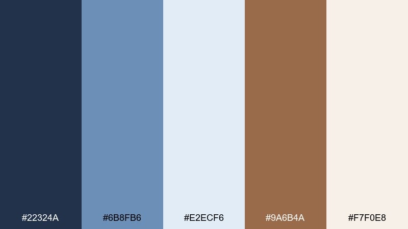 prairie dusk color palette with hex codes