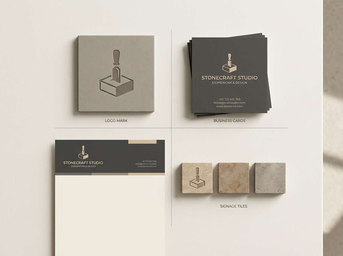 stonework rebrand board