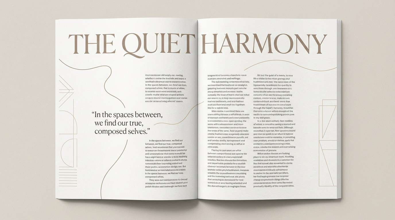 nature editorial spread