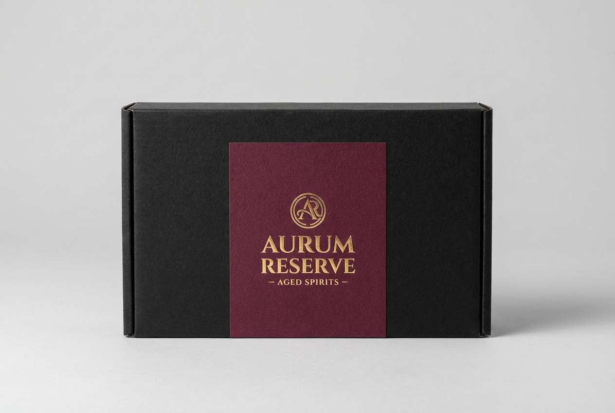 premium bottle box mockup