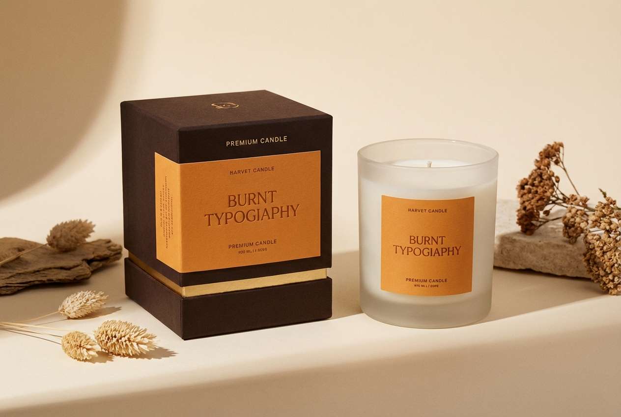 premium candle packaging