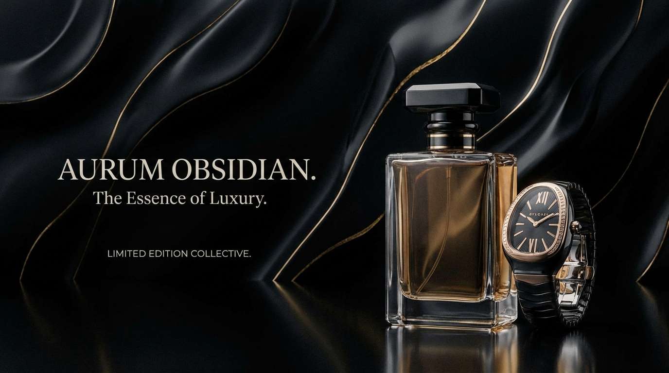 premium gold ad banner