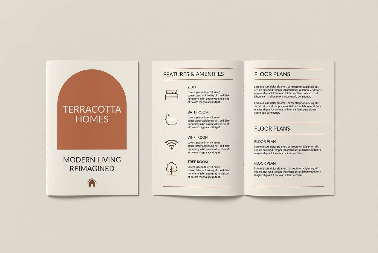 terracotta brochure layout
