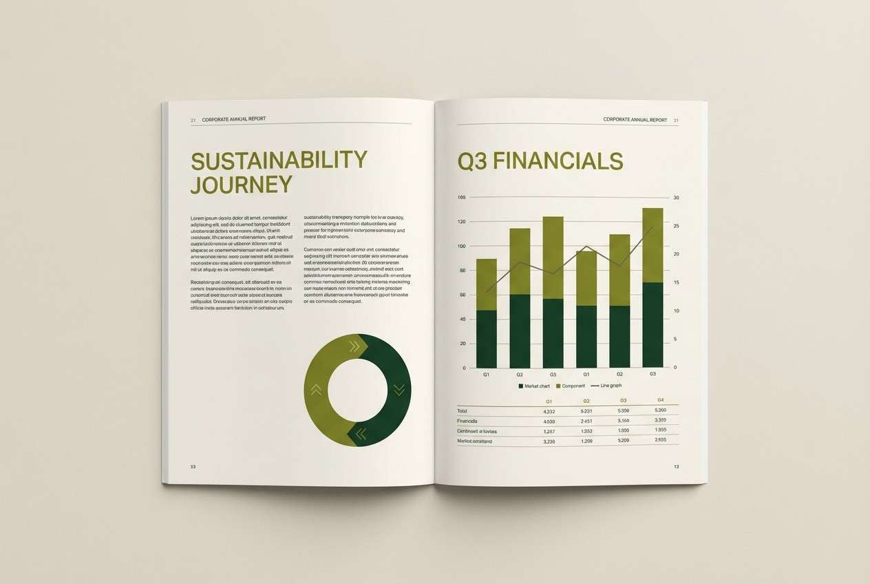 olive annual report spread