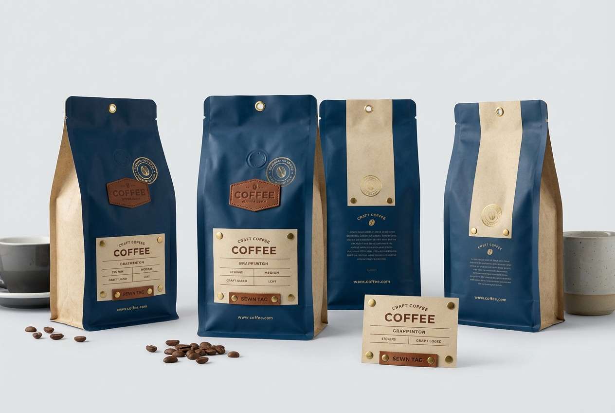 coffee packaging shot