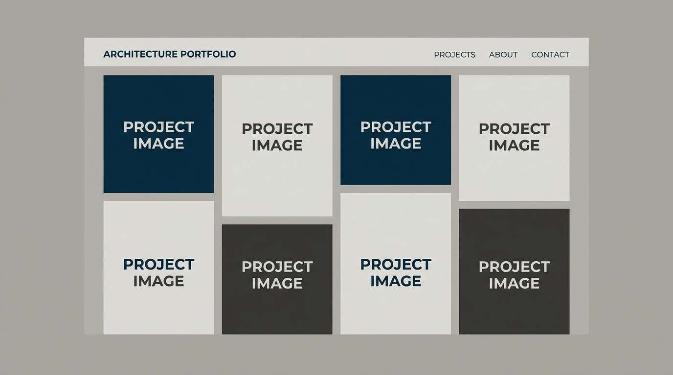 architecture portfolio layout