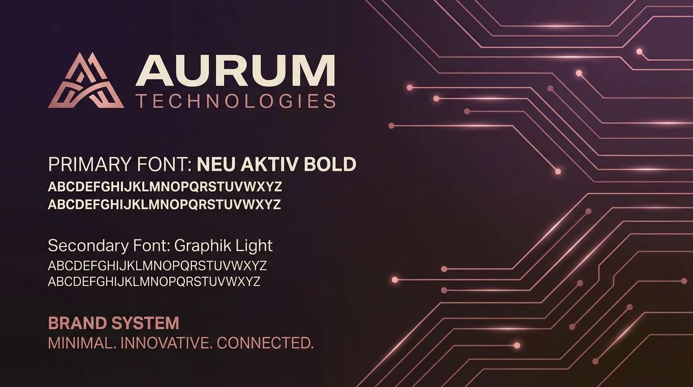 dark startup branding in puce