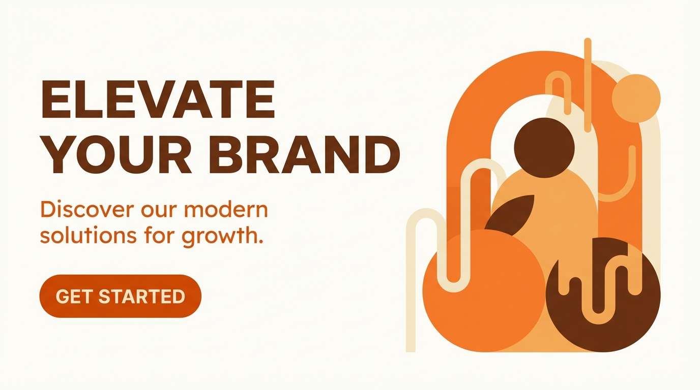 warm hero banner design