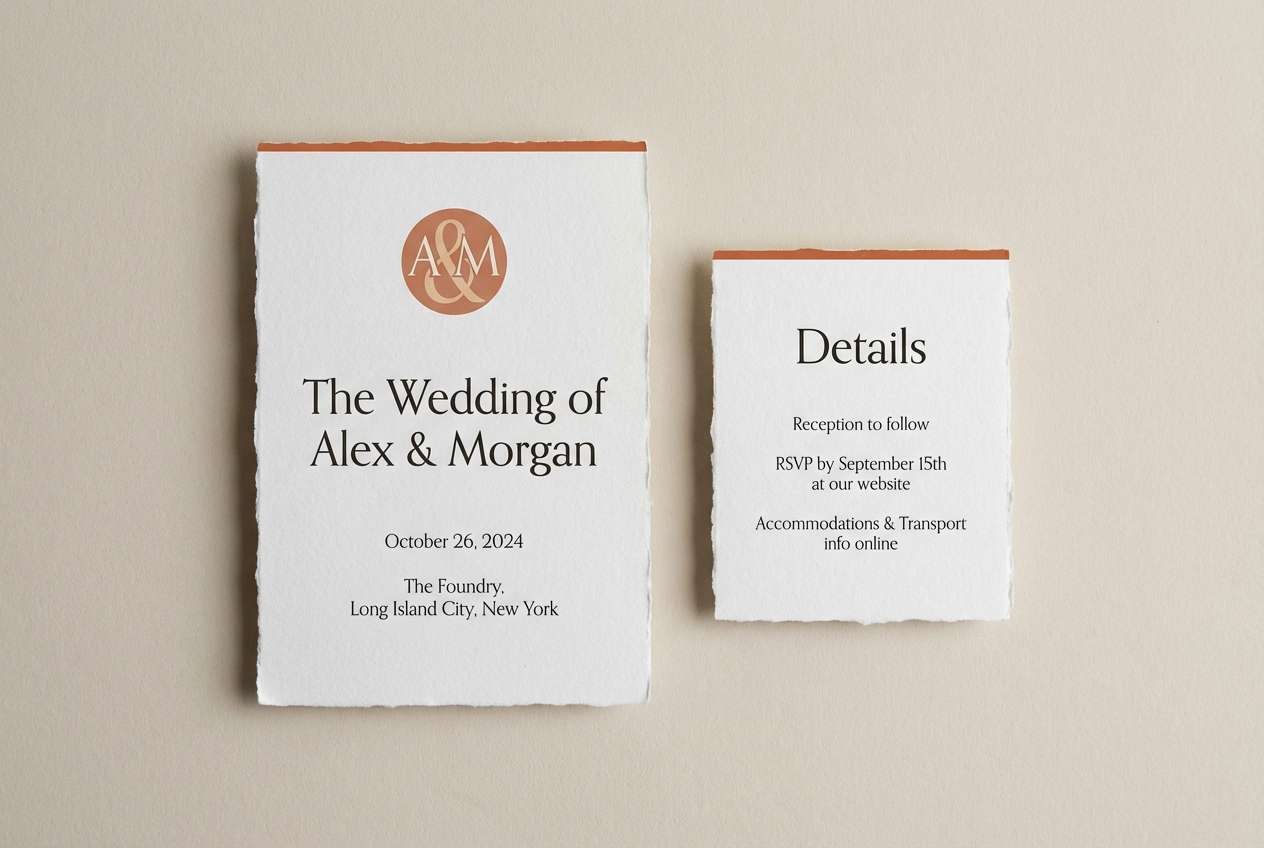 wedding invitation set