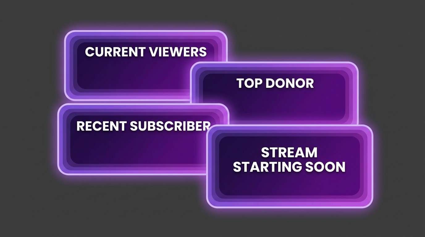 grape gradient stream overlay