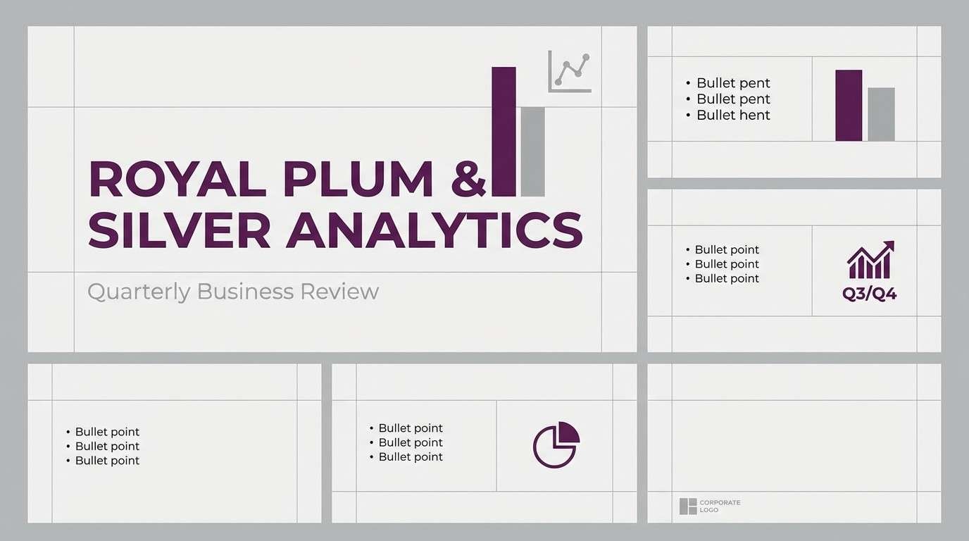 royal plum slide template