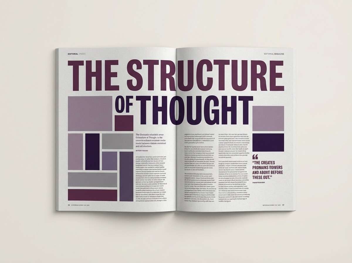 plum ink editorial spread