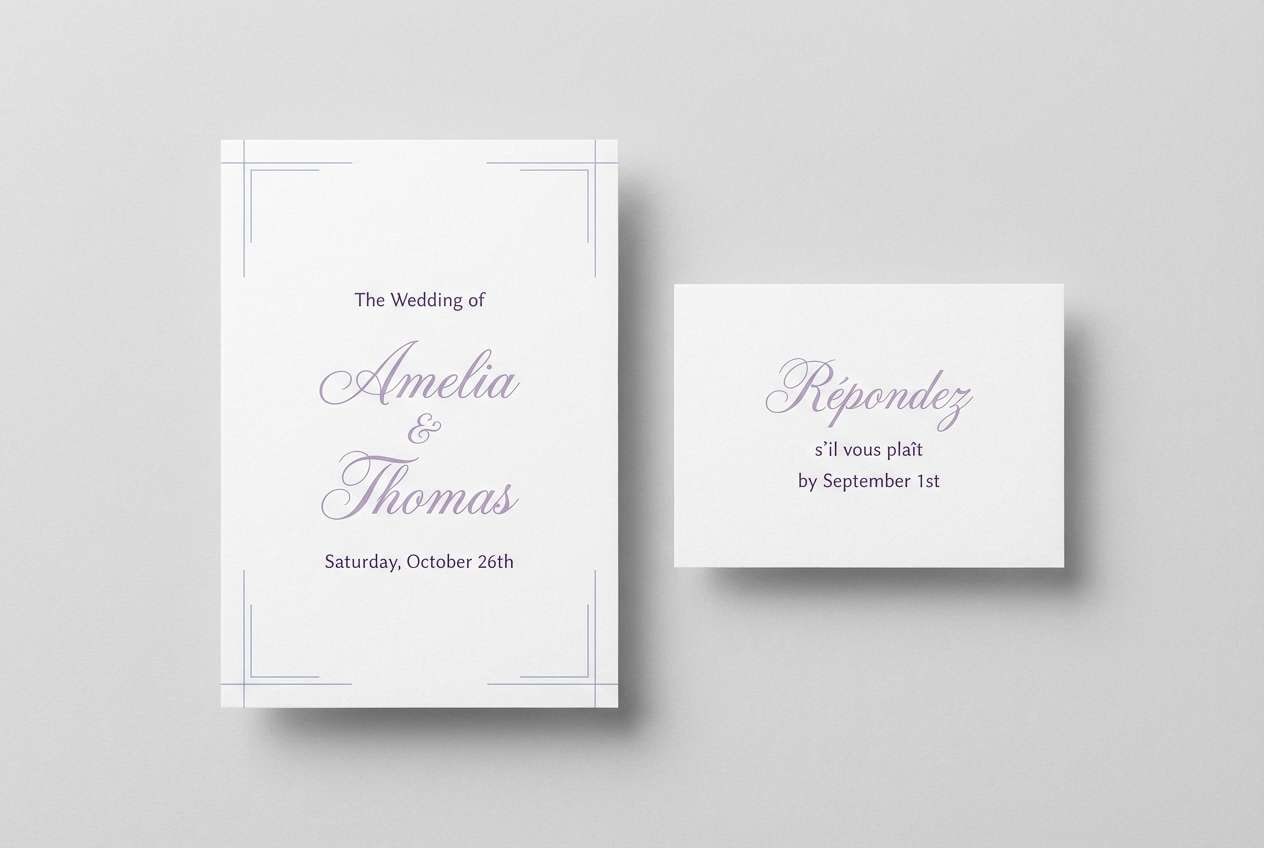 wedding stationery suite