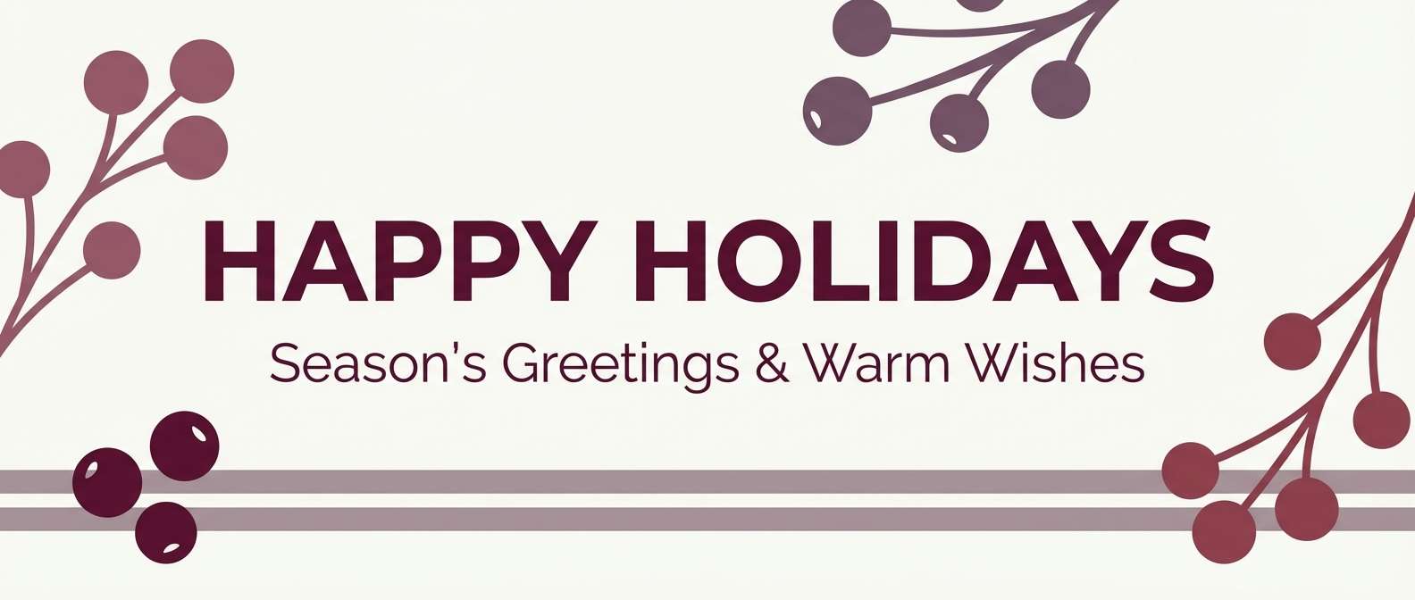 holiday email header