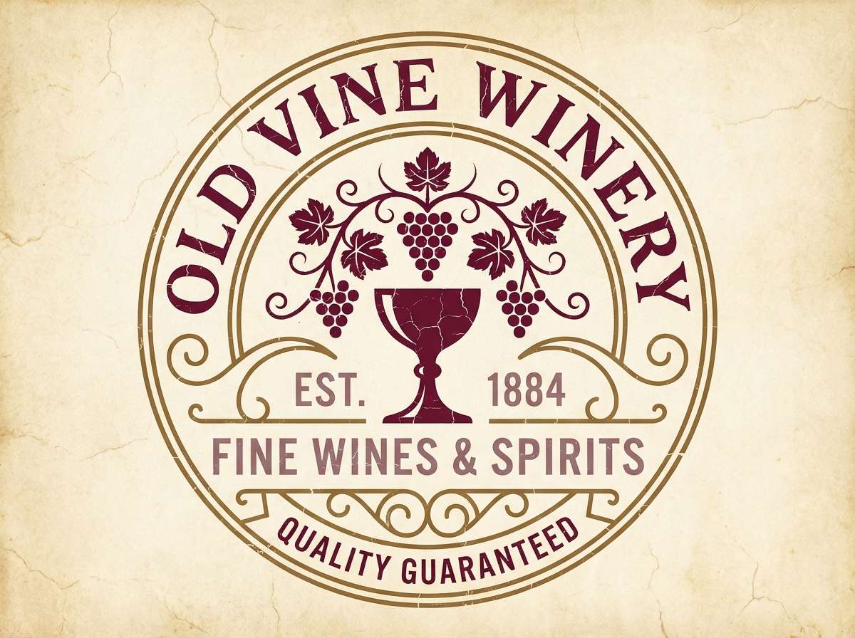 vintage winery logo