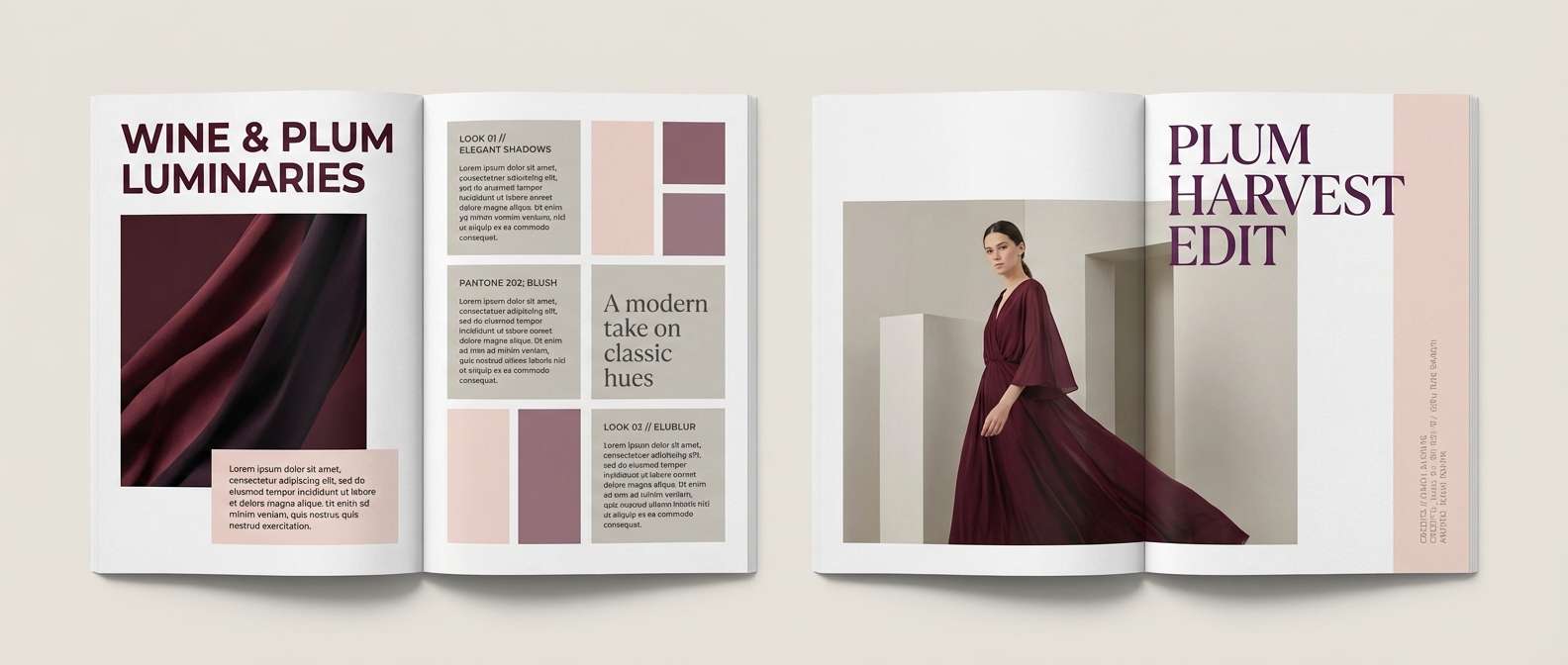 editorial spread layout