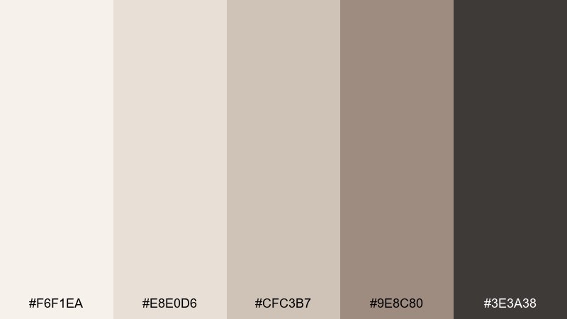 quiet almond ui magnolia color palette with hex codes