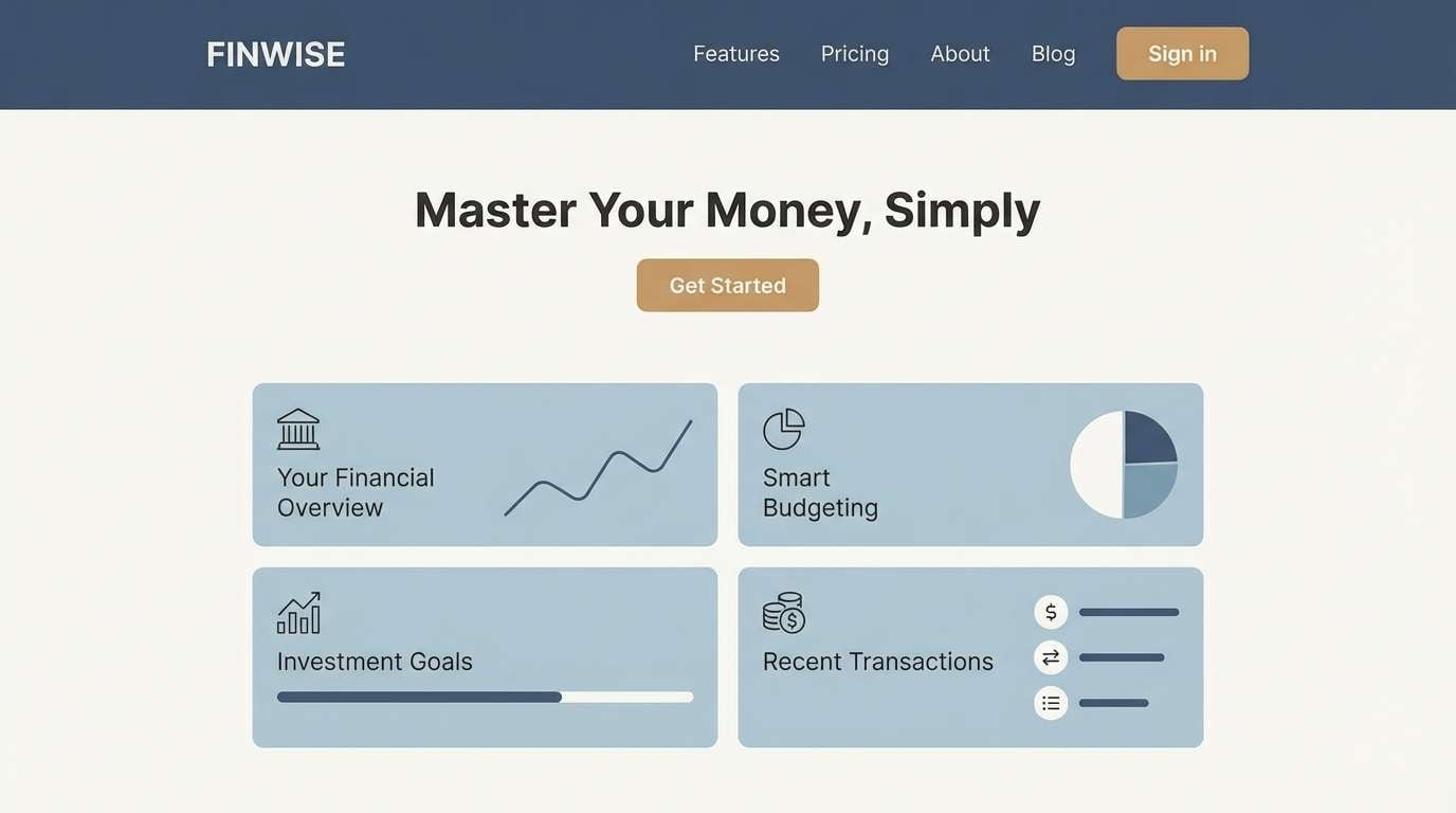 quiet harbor ui landing