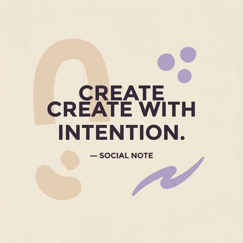 quote post in lavender neutrals