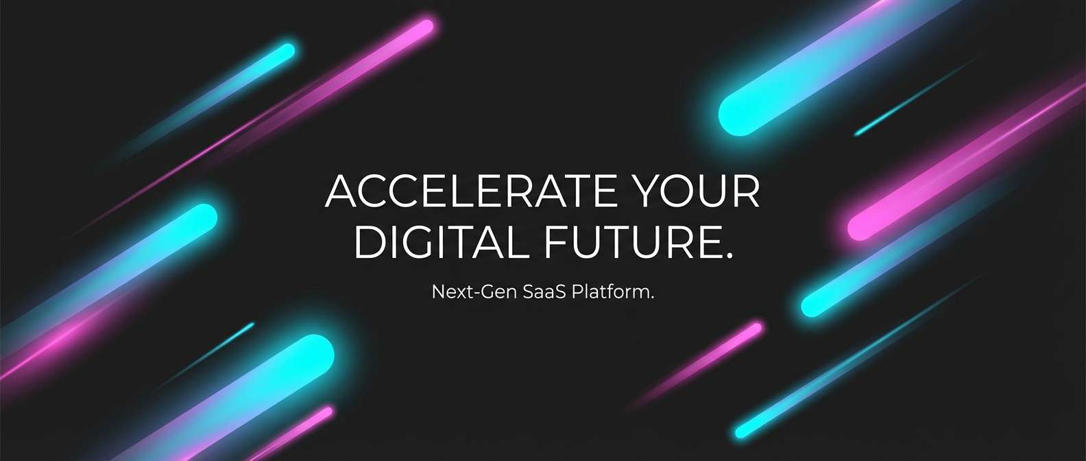 saas hero gradient banner