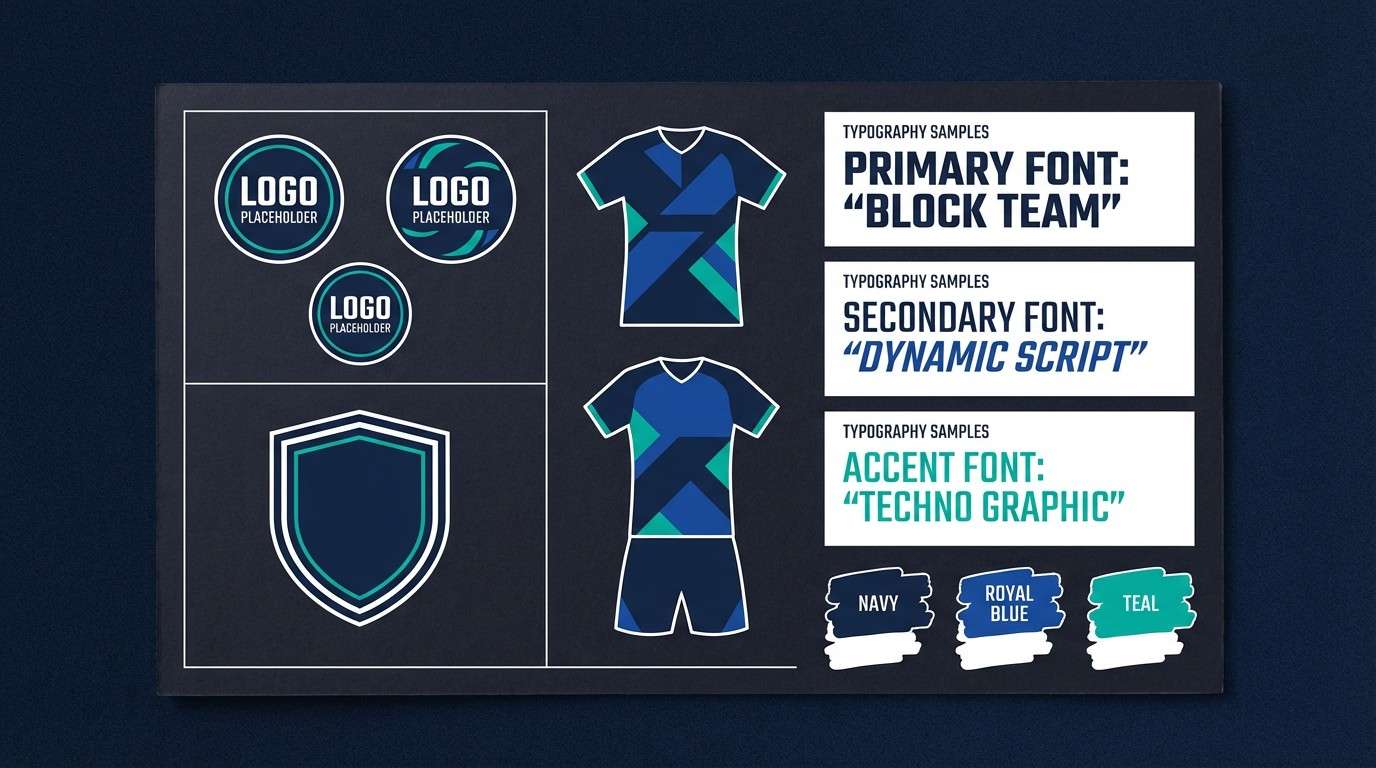 sports brand kit board