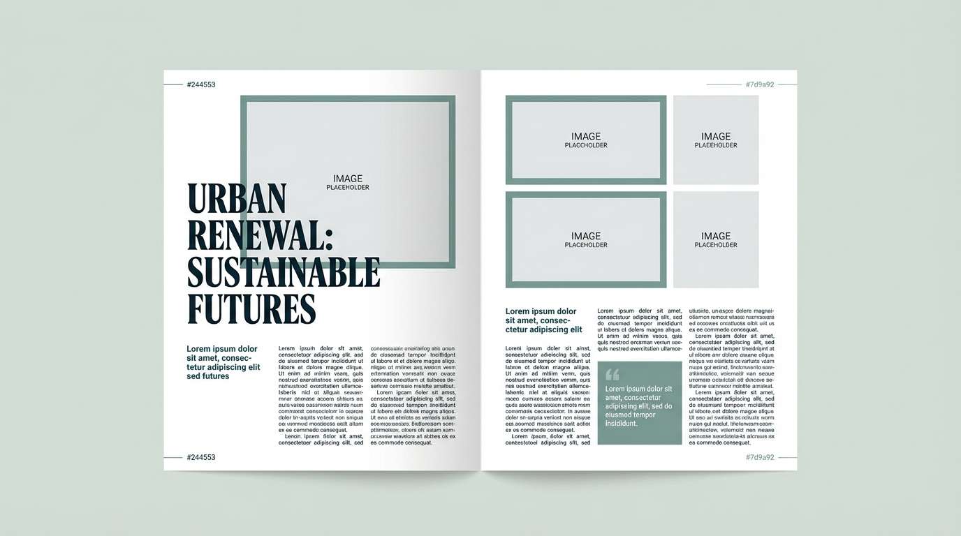 stormy editorial spread