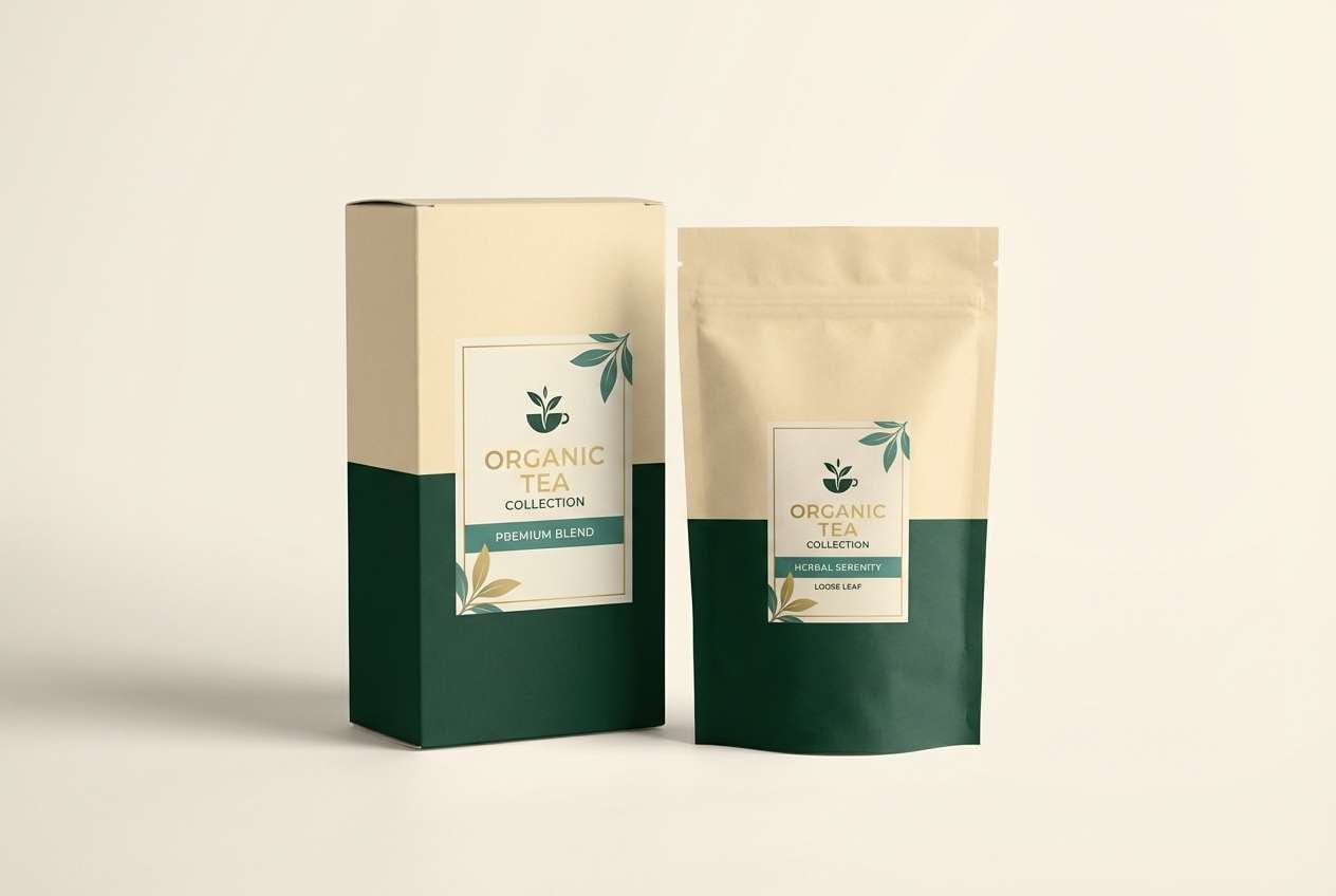 organic tea packaging