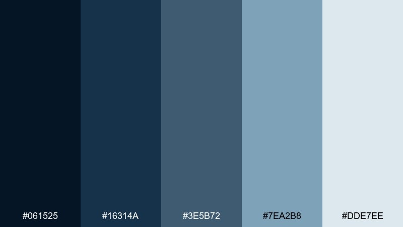 rainy window color palette with hex codes