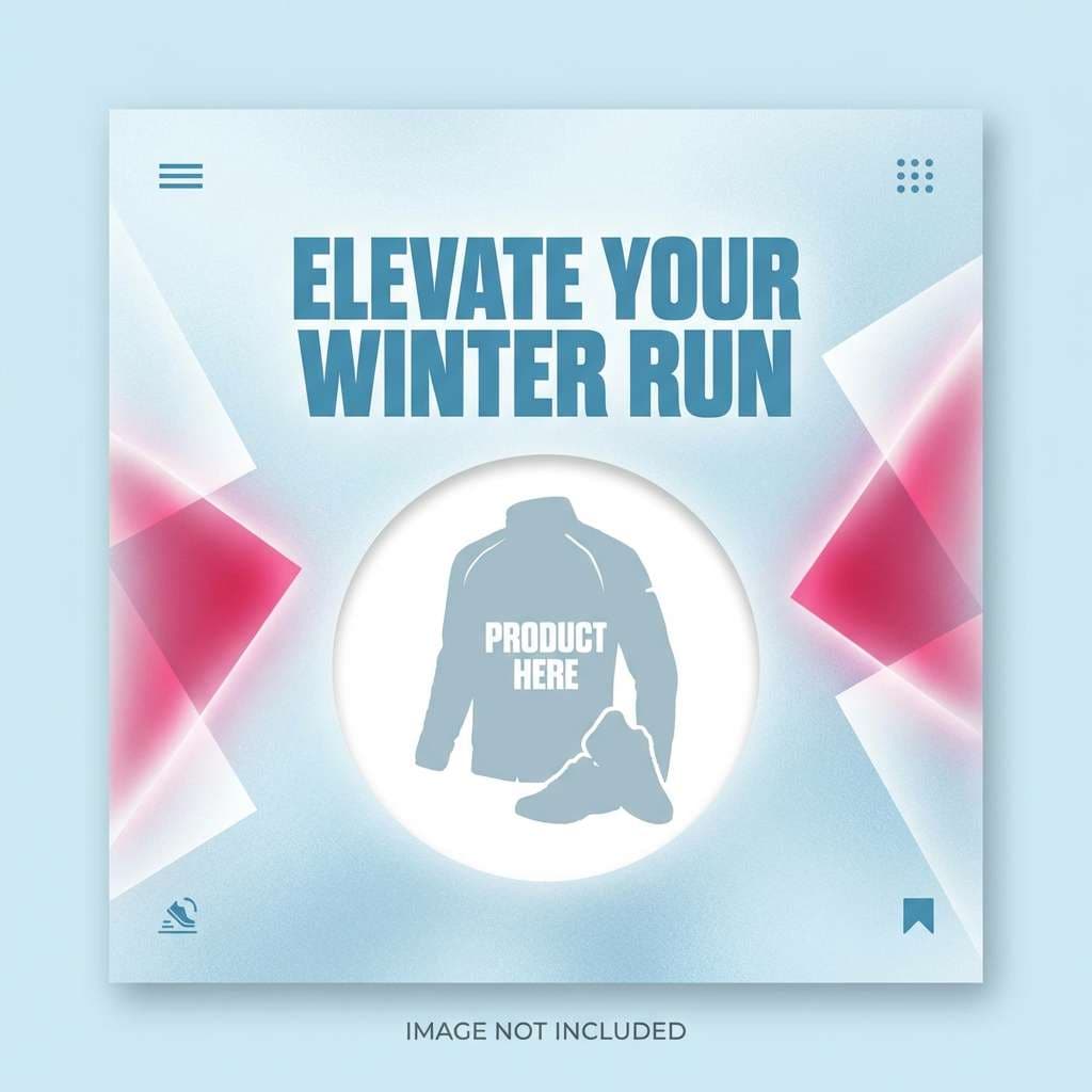 sporty social ad design