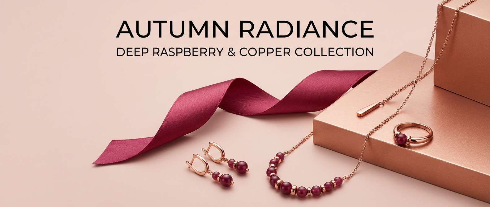copper luxe jewelry banner