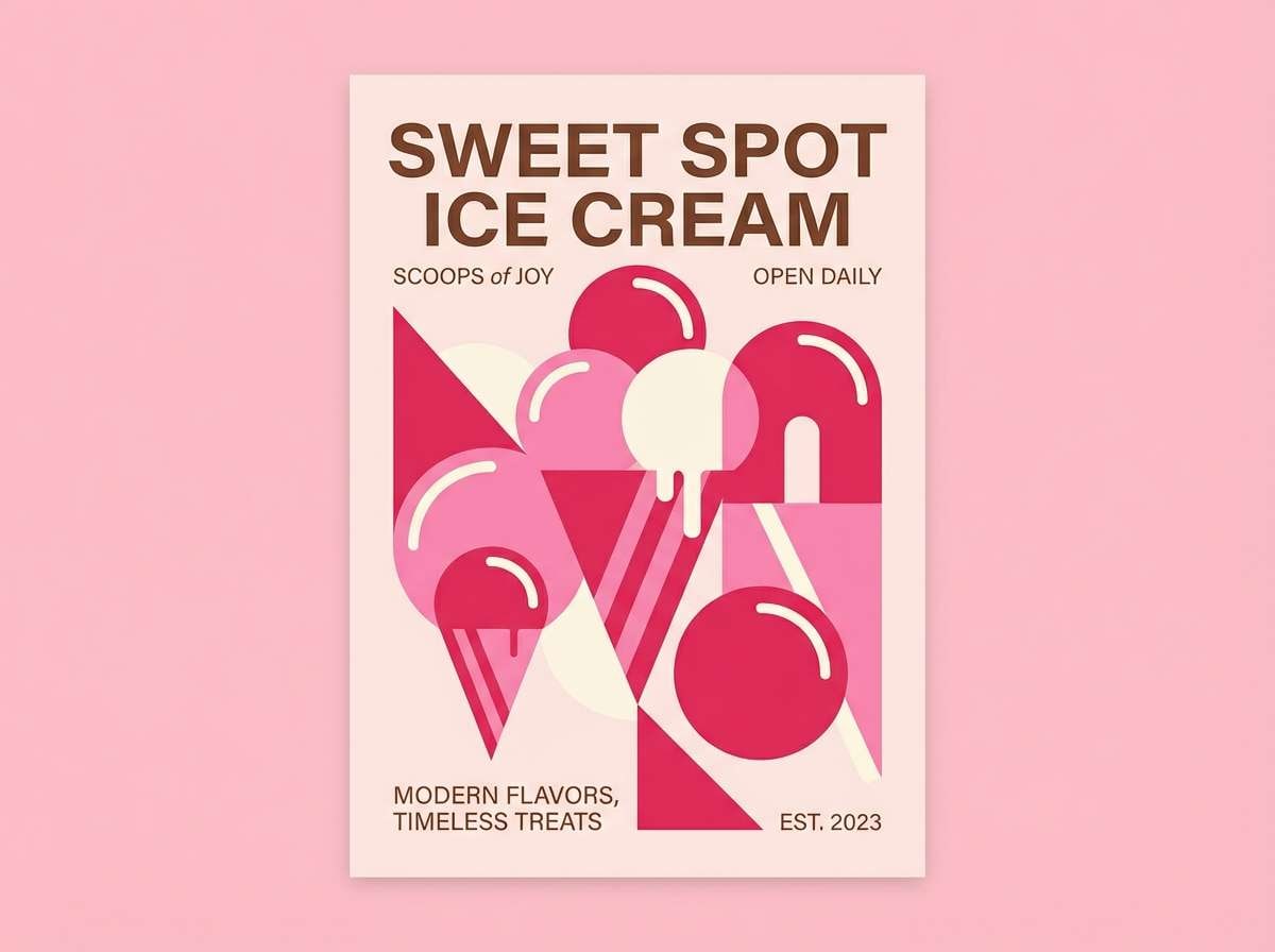 sorbet poster design