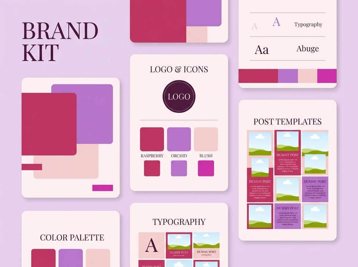 creator brand kit orchid