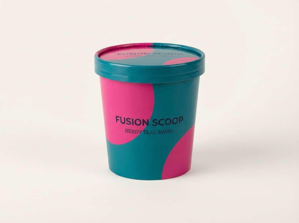 pink teal ice cream pack