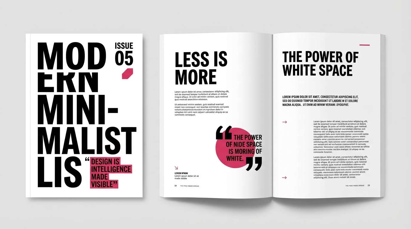 modern magazine layout